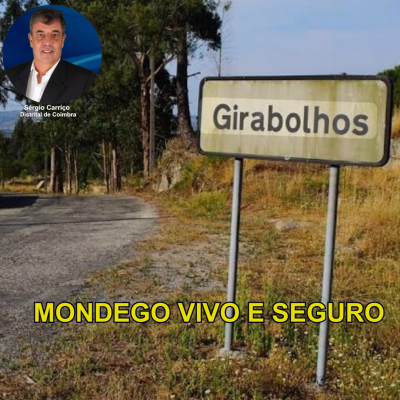Paisagem do rio Mondego com mensagem contra a barragem de Girabolhos”, “Campanha ADN Coimbra pela segurança das populações do Baixo Mondego